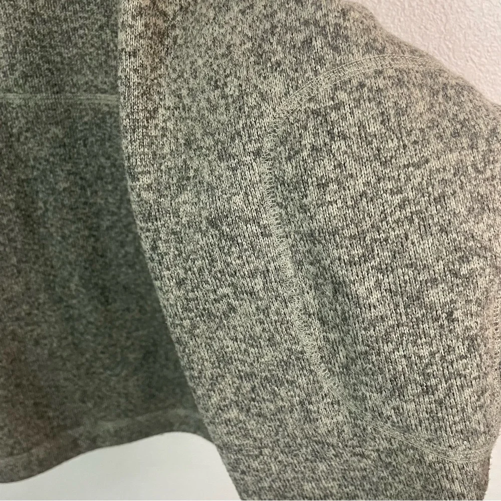 The North Face Gordon Lyons 1/4 Zip Pullover Sherpa Lined Gray Oatmeal Size‎ M